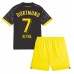 Borussia Dortmund Giovanni Reyna #7 Replika Babykläder Borta matchkläder barn 2023-24 Korta ärmar (+ Korta byxor)
